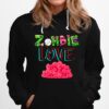 Creepy Zombies Love Brains Halloween Hoodie