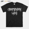 Creepypasta Lady Scary Story Writer Reader T-Shirt