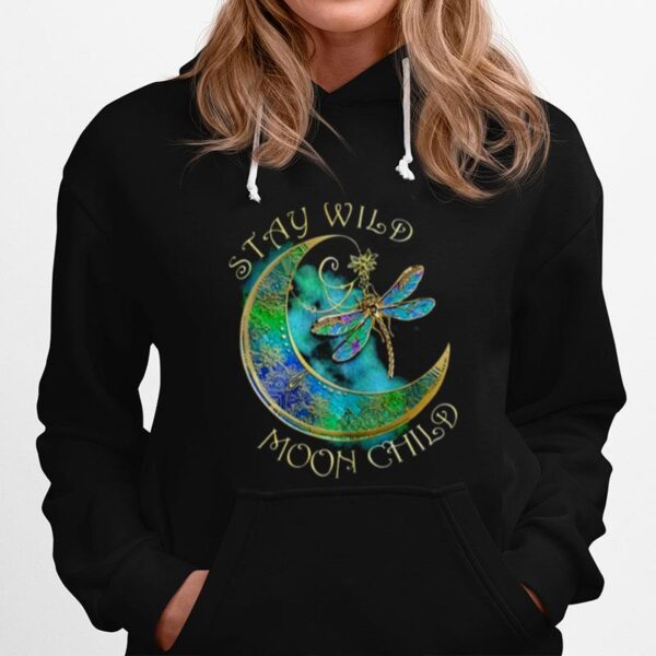Crescent Moon Dragonfly Hoodie