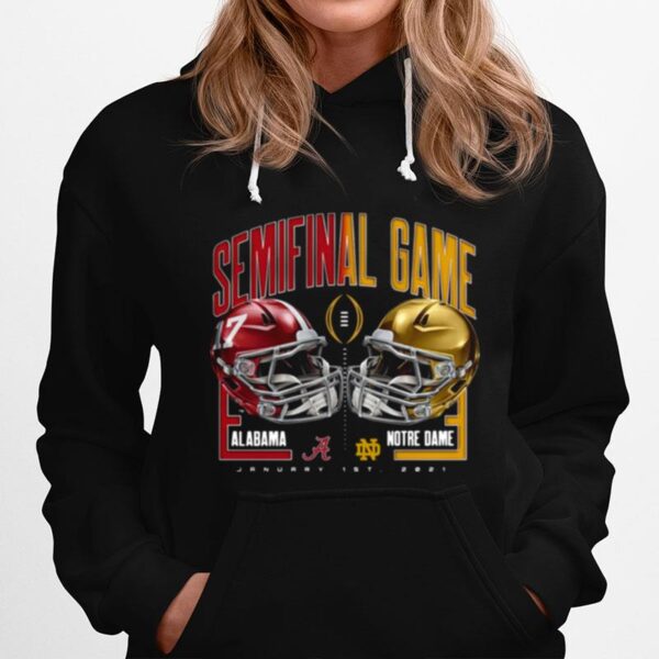 Crimson Tide And Notre Dame Fighting Irish Semifinal Game Hoodie