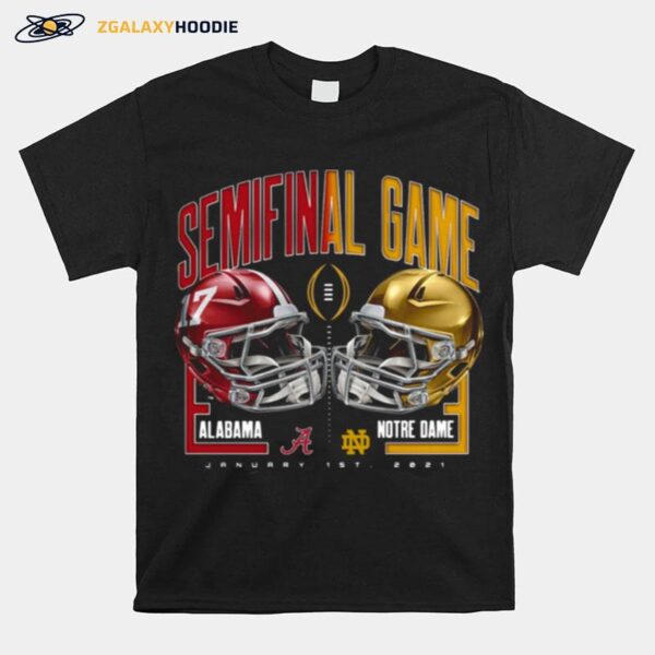 Crimson Tide And Notre Dame Fighting Irish Semifinal Game T-Shirt