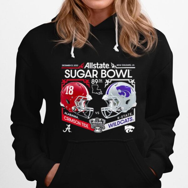 Crimson Tide Vs Wildcats 89Th Allstate Sugar Bowl Hoodie