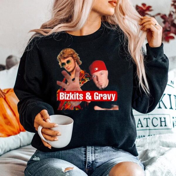 Cringey Tees Bizkits And Gravy Sweater