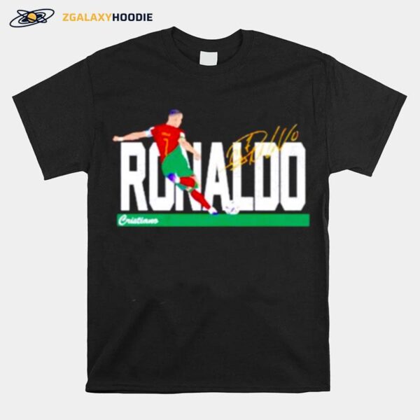 Cristiano Ronaldo Portugal Last World Cup Copy T-Shirt