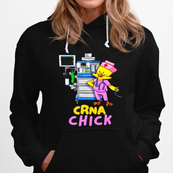 Crna Chick Mothers Day Anesthesia Machine Hoodie