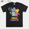 Crna Chick Mothers Day Anesthesia Machine T-Shirt