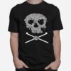 Crochet Skeleton Skull T-Shirt