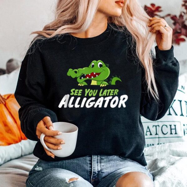 Crocodile See You Later Alligator Sweater