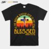 Cross American Flag Is The Nation Whose God Is The Lord Blessed Vintage T-Shirt