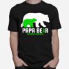 Depression Awareness Unhappiness Related Papa Bear Ribbon T-Shirt