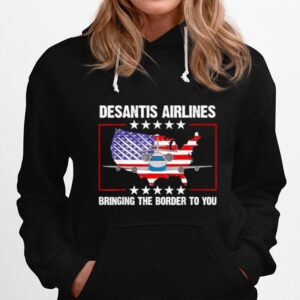 Desantis Airlines Political Usa Flag Hoodie