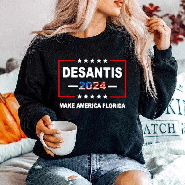 Desantis Make America Florida 2024 Flag Sweater