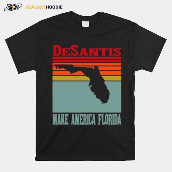 Desantis Make America Florida Vintage T-Shirt