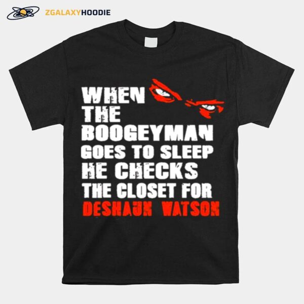 Deshaun Watson Boogeyman Cleveland Football Fan T-Shirt