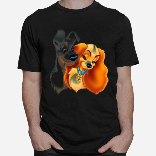 Design For Couple Lady And The Tramp T-Shirt