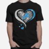 Detroit Lions Hearts Diamond 2023 T-Shirt