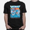 Detroit Lions Sanders Smplfd Football T-Shirt