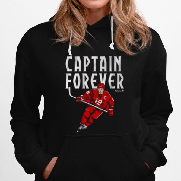 Detroit Red Wings Steve Yzerman Captain Forever Hoodie