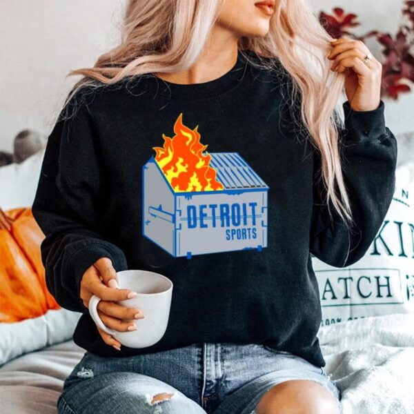 Detroit Sports Dumpster Fire Sweater