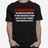 Detrumpification The Consistent Opposition To Those Who Enable Trump T-Shirt