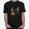 Dia De Los Muertos Dance Of Death Macabre Skeleton Halloween T-Shirt