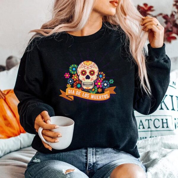 Dia De Los Muertos Day Of The Dead Sugar Skull Sweater