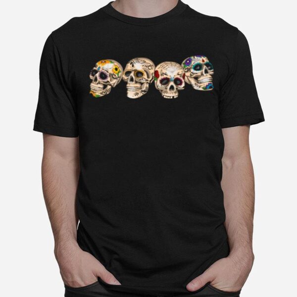 Dia De Los Muertos Day Of The Dead Sugar Skulls T-Shirt