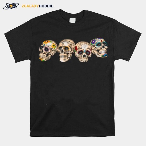 Dia De Los Muertos Day Of The Dead Sugar Skulls T-Shirt