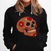 Dia De Los Muertos Sugar Skull In Mexican Hoodie