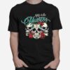 Dia De Los Muertos Sugar Skull Rose T-Shirt