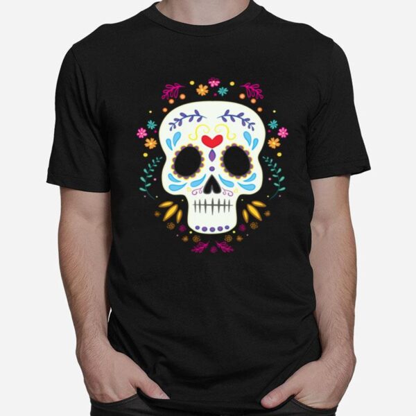 Dia De Los Muertos Sugar Skulldia De Los Muertos Sugar Skull T-Shirt