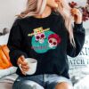 Dia De Muertos Day Of The Dead Sugar Skulls Couple Sweater