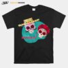 Dia De Muertos Day Of The Dead Sugar Skulls Couple T-Shirt