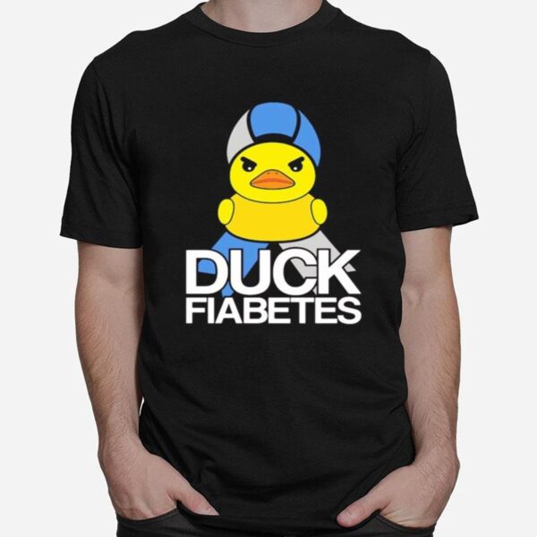 Diabetes Cute Duck Fiabetes T-Shirt
