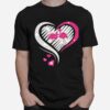 Diamond Heart Flamingos T-Shirt