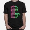 Diamond Lyle Brown Burke Hill Holmes Norman Slow And Taylor T-Shirt