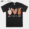 Diamond Peace Love And Rabbit T-Shirt