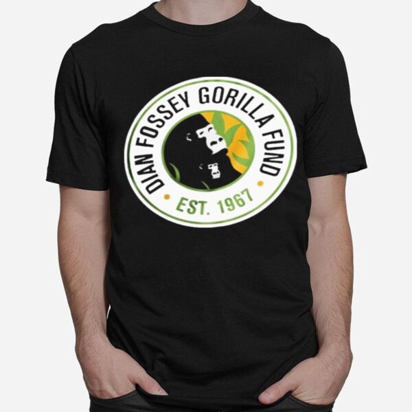 Dian Fossey Gorilla Fund Apes Together Strong Est 1967 T-Shirt