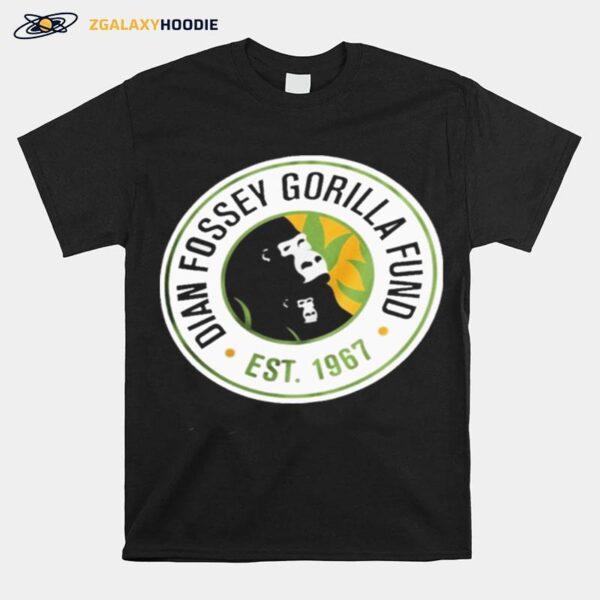 Dian Fossey Gorilla Fund Apes Together Strong Est 1967 T-Shirt