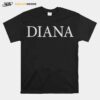 Diana Name Vintage Retro Classic T-Shirt