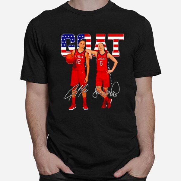 Diana Taurasi Sue Bird Goat Team Usa Legend Seattle Storm T-Shirt