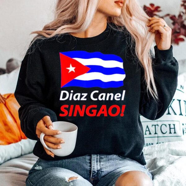 Diaz Canel Singao Patria Y Vida Movimiento San Isidro Sweater