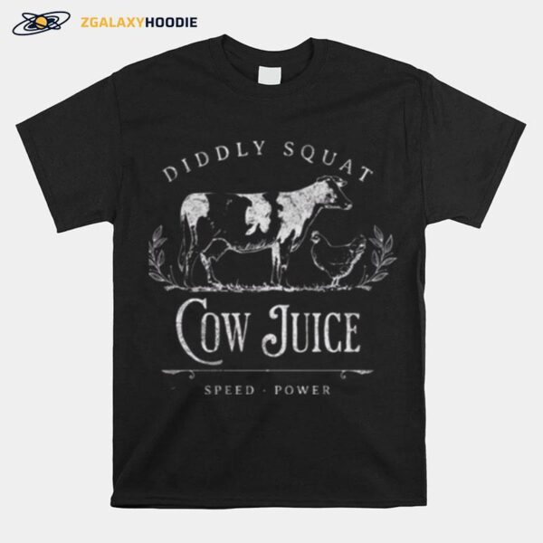 Diddly Squat Farm Cow Juice Diddly Squat White T-Shirt