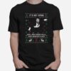 Die Hard Its Not Xmas Until Hans Gruber Falls From Nakatomi Plaza Ugly Christmas T-Shirt