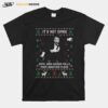 Die Hard Its Not Xmas Until Hans Gruber Falls From Nakatomi Plaza Ugly Christmas T-Shirt