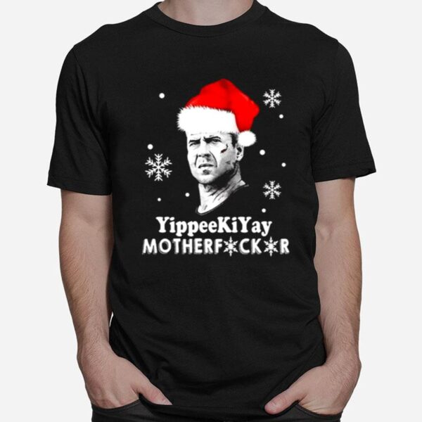 Die Hard John Mcclane Yippee Ki Yay Motherfucker Christmas T-Shirt