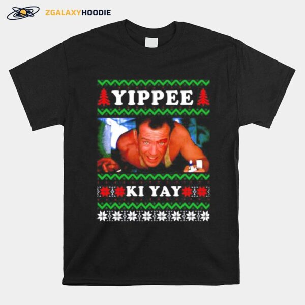 Die Hard Yippee Ki Yay Ugly Christmas T-Shirt