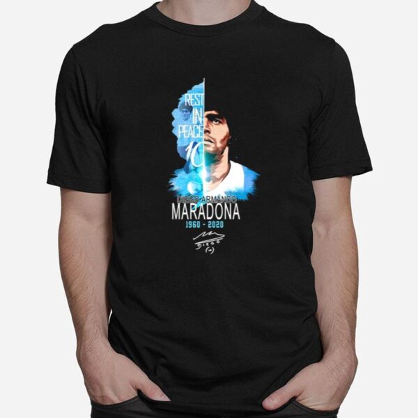 Diego Maradona Argentina Legend Rest In Peace T-Shirt