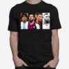 Diego Maradona Lionel Messi And Ronaldo And Pele Legend Never Die T-Shirt