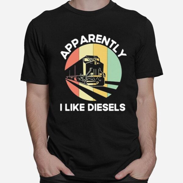 Diesel Locomotive Model Train Enthusiasts Diesel Train T-Shirt